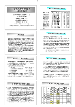 「古韓尺」が解き明かす 歴史と考古学