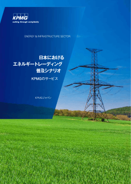 日本における エネルギートレーディング 普及シナリオ KPMGのサービス