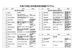 三田市総合防災訓練プログラムPDF閲覧ページへリンク（PDF：178KB）