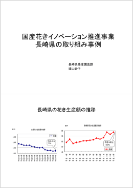国産花きイノベーション推進事業 長崎県の取り組み事例（PDF：576KB）