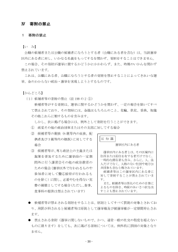 Ⅳ 寄附の禁止