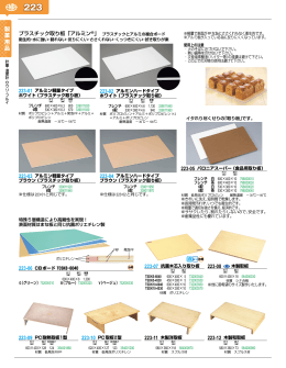 製 菓 用 品 プラスチック取り板「アルミン  」 223-08