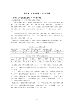 第7章 太陽光発電システム概論（基礎編）