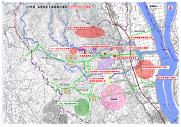 H23年度 多度地区主要事業位置図
