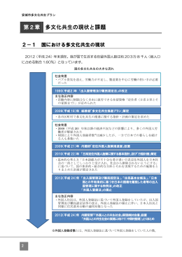 第2章 多文化共生の現状と課題 多文化共生の現状と課題