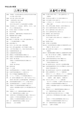 二河小学校 五番町小学校
