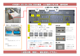 AV機器操作マニュアル A4×1 PDF file