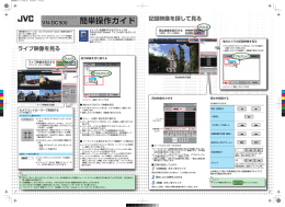 簡単操作ガイド VN-DC500