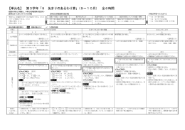 【単元名】 第3学年「9 あまりのあるわり算」（9∼10月） 全6時間