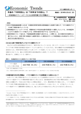 Economic Indicators 定例経済指標レポート