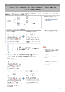 プロテクトソングを同一USBフラッシュメモリー内の別