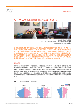 ワーク スタイル革新を成功に導くために