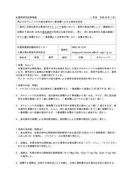 雨よけホウレンソウの遮光資材の二重被覆による