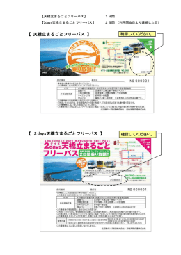 【フリーきっぷ】説明資料（PDF：463KB）