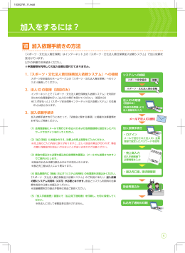 加入手続き方法 - スポーツ安全協会