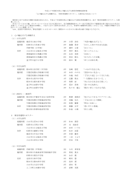 最優秀賞 鹿沼市立東小学校 3年 目黒 詩音 「手話の輪を広げよう」 優秀