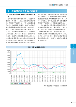 若年層の自殺をめぐる状況（PDF形式：338KB）