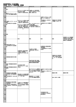 第5回 ジョブコーチ養成研修 日程表