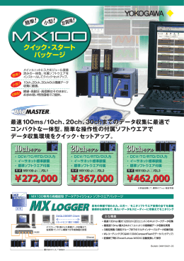 DAQMASTER MX100 クイック・スタートパッケージ