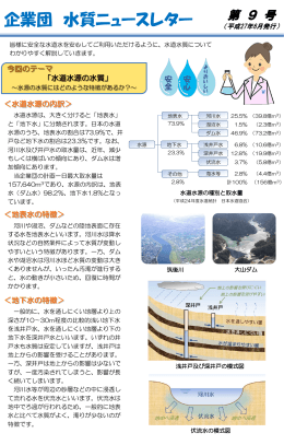 水質ニュースレター 第9号