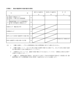特定収入に係る課税仕入等の税額の計算表（PDF/214KB）