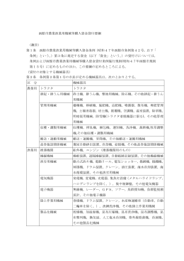 第1条 函館市農業漁業用機械等購入資金