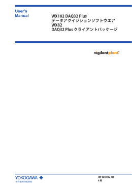 WX102 DAQ32 データアクイジションソフトウエア WX82