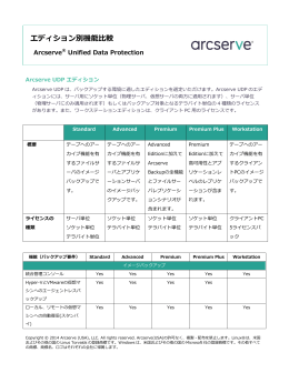 エディション別機能比較