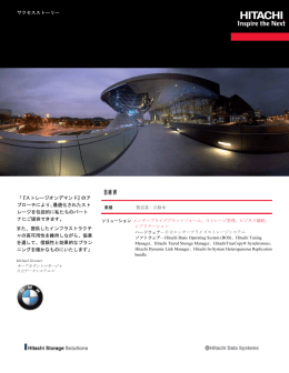 サクセスストーリー 「『ストレージオンデマンド』のア プローチにより、最適化