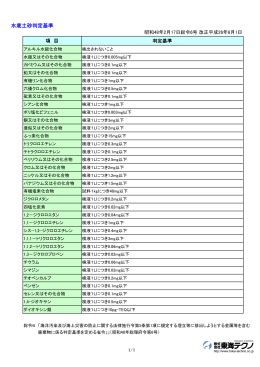 水底土砂判定基準
