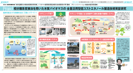 相分離系変換法を用いた木質バイオマスの全量活用型低