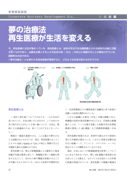 夢の治療法 再生医療が生活を変える