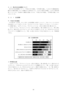 3.2 青少年の生活習慣について