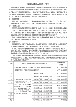 平成28年度家庭保育室入室の手引き（PDF：148KB）