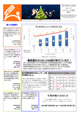 冬期休暇のお知らせ 健保適応のCAD/CAM冠が伸びています！