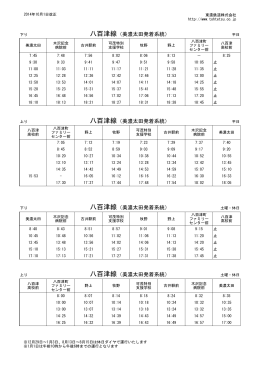 八百津線（美濃太田発着系統） 八百津線（美濃太田発着系統） 八百津線