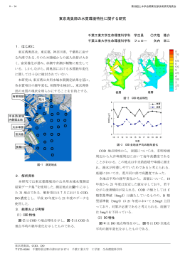 東京湾奥部の水質環境特性に関する研究