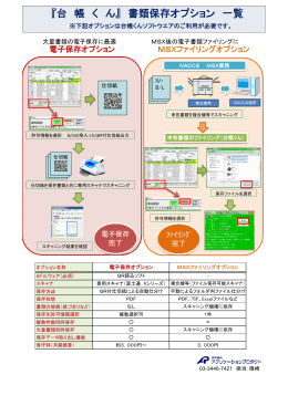 電子保存オプション