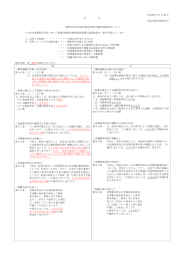 運送約款変更の公示