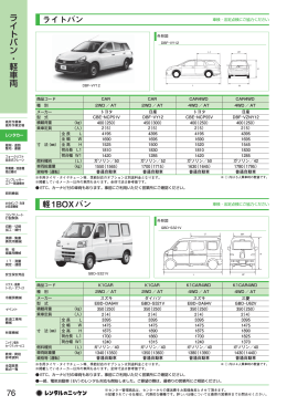 ライトバン 軽1BOXバン ライトバン・軽車両