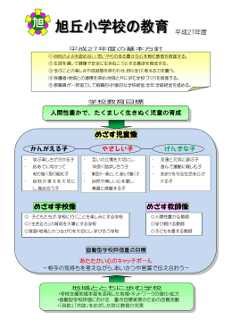 めざす児童像 めざす学校像 めざす教師像
