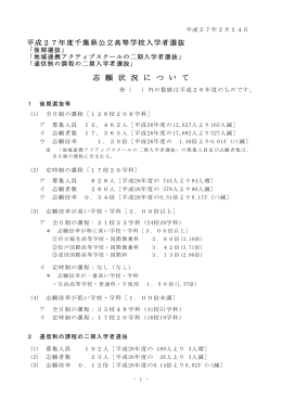 Taro-270224 後期志願状況