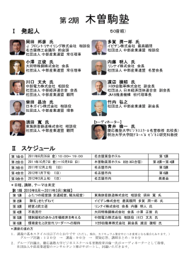 第2期 木曽駒塾