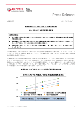 ホテルスタッフとの接点、その品質は満足度を高める