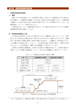 第2章 急傾斜地崩壊対策事業