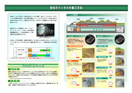 安永川トンネルの施工方法 （PDF 1.2MB）