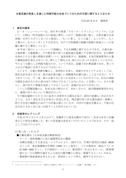 1 大量流通の見直しを通じた持続可能な社会づくりのための