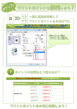 Nアップでプリントポイントを節約しよう！