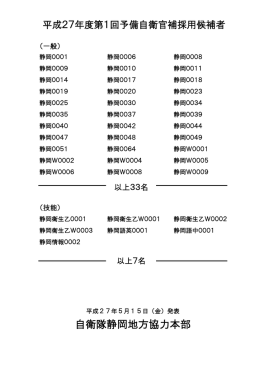 自衛隊静岡地方協力本部