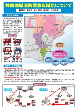 静岡地域消防救急広域化について（PDF：720KB）